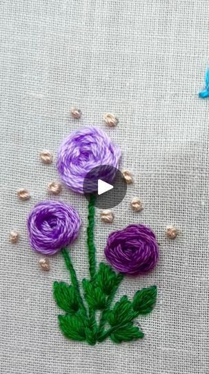 Bluebell Embroidery, Free Motion Embroidery Applique, Stephen Sanchez, Embroidery Stitches Beginner, Blue Bell Flowers, Free Motion Embroidery, Embroidery Cross Stitch, Embroidery Cross, Simple Embroidery