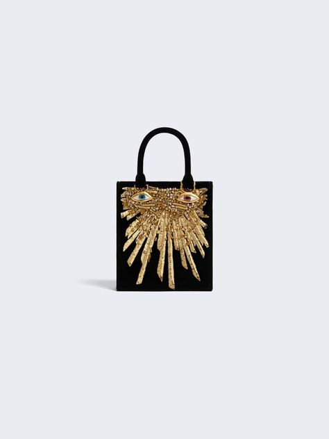 Mini anatomy embroidered bag - E-SHOP - Ready-to-Wear | Maison Schiaparelli Small Leather Accessories, Design Your Own Shoes, London Bags, Classic White Shirt, Stylish Celebrities, Bold Accessories, Embroidered Bag, Fashion World, The Red Carpet