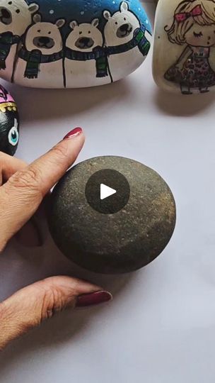 253K views · 2.5K reactions | Easy Flower Painting on Rock 🌼 | Rico Art | Ihor Vitsinskyy · Daily Fun Autumn Sewing, Easy Flower Painting, Rock Flowers, Seashell Painting, Painted Rocks Craft, Painted Shells, Easy Flower, Round Rock, Rock Painting Art