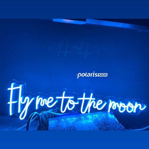 Fly me to the moon And let me play among the stars Let me see what spring is like #polarisneon #polarissign #neonarts #neonsign #led #neondecor #homedecor #flymetothemoon #song #music #room#roomdecor #decoration #handicraft #gift Classic Quotes, Neon Decor, Fly Me To The Moon, Music Room, To The Moon, Neon Sign, Custom Sign, The Moon, Let Me