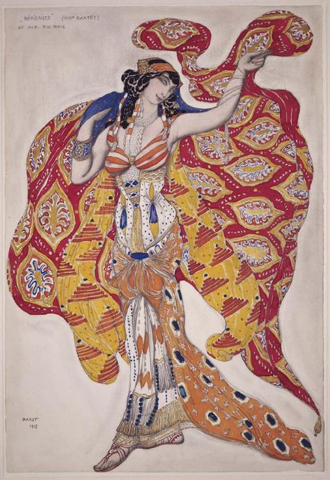 Leon Bakst, Ivan Bilibin, Paul Poiret, Ballet Russe, Sonia Delaunay, Raoul Dufy, Russian Ballet, Theatre Costumes, Ballet Costumes