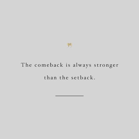 GOAL: Find the positive side in every setback! ✨ The setback is an opportunity to learn for next time. 🙌🏻⁠... To Learn, Quotes