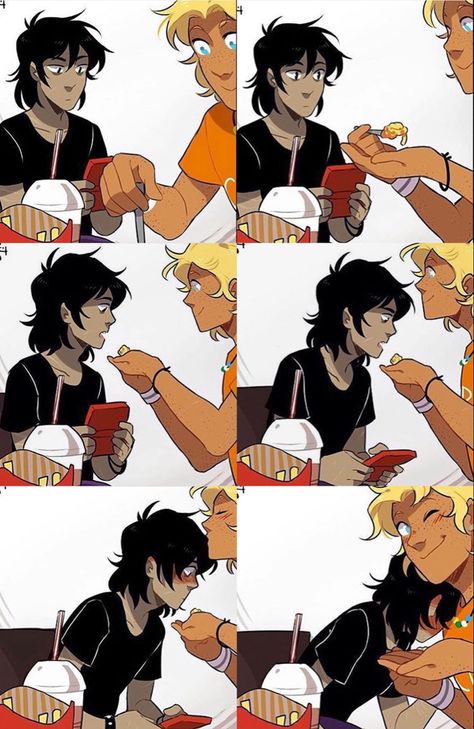 Nico X Will Spicy, Percy Jackson Fan Art Solangelo, Percy Jackson Nico X Will, Will Solace And Nico Di Angelo, Nico X Percy, Percy X Nico, Solangelo Art Spicy, Percy Jackson Nico Di Angelo, Bucky And Loki