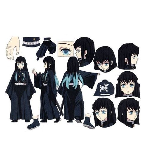 Muichiro Character Sheet, Kny Poses, Muichiro Anime, Couples Cosplay, Drawing Sheet, Character Sheets, Character Model Sheet, Anime Store, Model Sheet