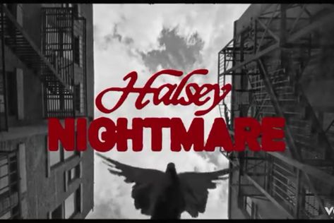 Nightmare Halsey, Halsey Nightmare, Ashley Frangipane, Halsey, Spotify Playlist, Broadway Show Signs, Music Videos, Broadway, Portfolio