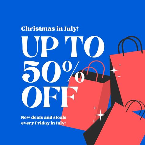 New Christmas in July deals are live! 100 items are 50% off! You know the drill...no code required, discounts applied automatically in cart, cannot be combined with any other offers or codes, items and deals change every Friday in July so don't wait to grab your favorites! Quantities are limited and will not be restocked! Instagram Christmas, No Code, Christmas In July, Sale Event, Online Boutique, Jewelry Sales, 4th Of July, The Selection, How To Apply