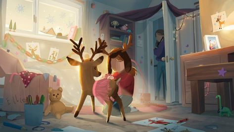 Commercial — Izzy Burton Izzy Burton, Passion Pictures, Christmas Adverts, Zoo Art, Man Projects, Animals Illustration, Character And Setting, Scale Design, Fox Art