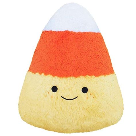 Plushie Diy, Stuffed Food, Corn Food, Food Furniture, Food Plushies, Food Pillows, Food Candy, Halloween Throw Pillow, Halloween Candy Corn