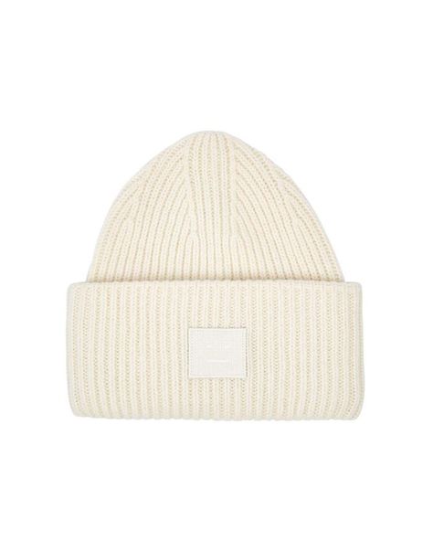 Acne Studios Cream Wool Beanie in Natural - Lyst Acne Studios Hat, Acne Women, Cream Beanie, Beige Beanie, True Autumn, Acne Studio, Acne Cream, Fall Color Palette, Natural Cream