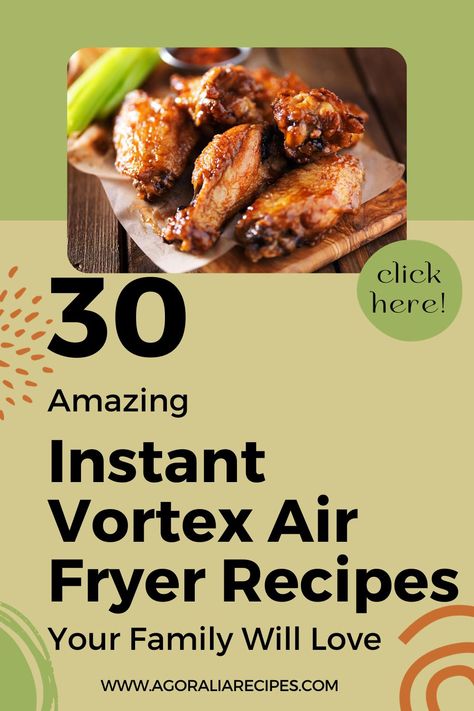 This article has all the delicious recipes you can make in your Instant Vortex air fryer. Follow along as we have added yummy yet super easy Instant Vortex Air Fryer recipes, Instant Vortex Plus Air Fryer recipes, and Instant Vortex Mini Air Fryer recipes. So, no matter which model of air fryer you have, you can check out these recipes and find something you can make for your family. Insta Vortex Air Fryer Recipes, Instant Pot Vortex Recipes, Instant Vortex Recipes, Instapot Vortex Plus Recipes, Instant Pot 10qt Vortex Plus Air Fryer Oven Recipes, Instant Vortex Mini Air Fryer Recipes, Instant Pot Airfryer Vortex Recipes, Instant Vortex Plus Recipes, Air Fryer Vortex Recipes