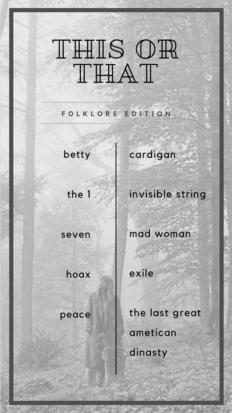 #thisorthat #swiftie #folklore #games Folklore Love Triangle Explained, Folklore Storyline, Folklore Love Triangle, Mad Women, Love Triangle, Themed Activities, The Queen, Vocabulary, Art Inspo