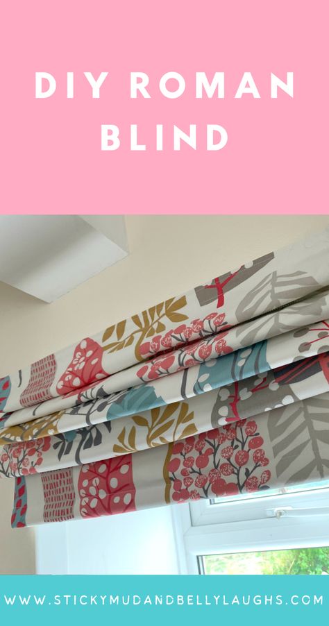 How To Make A Blind Easy Diy, Diy Roman Shades From Faux Wood Blinds, Making Roman Blinds, Faux Roman Blinds Diy, Diy Curtain Blinds, Roman Blinds For French Doors, Diy Roman Blinds Easy, Making Blinds For Windows, Diy Window Blinds How To Make