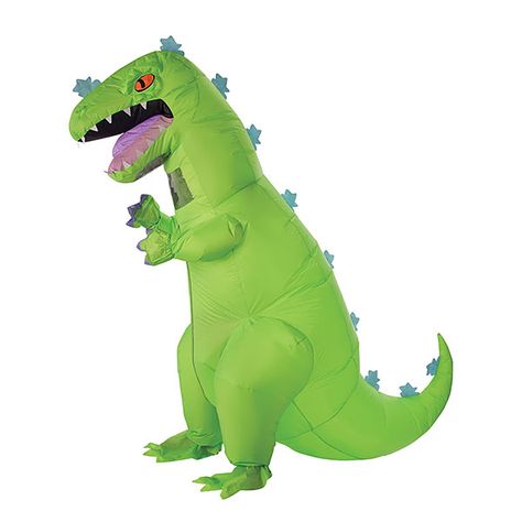 Rugrats Inflatable Reptar Costume Nickelodeon Costumes, Reptar Rugrats, Full Body Costumes, Inflatable Costumes, Dinosaur Costume, Halloween Fancy Dress, Cartoon Dinosaur, Theme Halloween, Adult Halloween Costumes