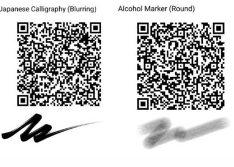 Marker Brush Ibis Paint, Calligraphy Brush Ibis Paint, Ibis Paint X Brushes Qr Code Magic, Ibis Paint Japanese Brush, Ibspaint Qr Brushes Lineart, Ibis Paint Brush Code Stamp, Ibid Paint Qr Code Brush Lineart, Pinterest Qr Code Brush, Paint Brush Art