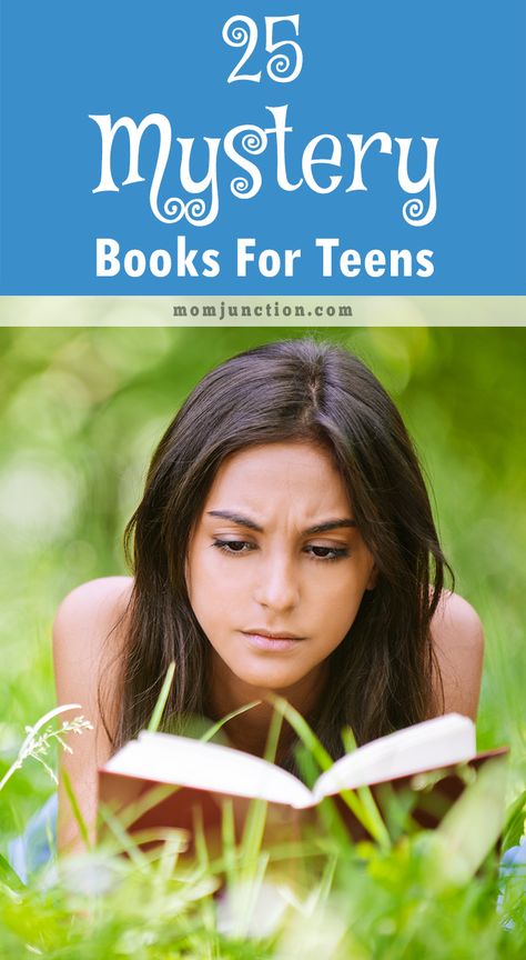 25 Best Mystery Books For Your Teens: If you would like to share some titles with your teen, do have a look at our recommendation list below. Mystery Books For Teens, Mystery Books Worth Reading, Best Mystery Books, Library Lessons, Best Mysteries, Mom Junction, Flirting Quotes Funny, Restorative Yoga, Mystery Books