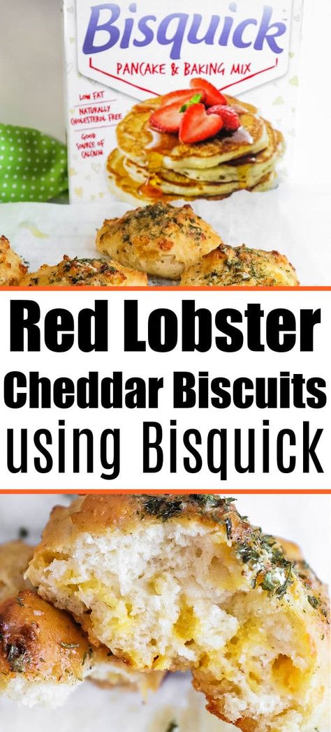 Bisquick cheddar bay biscuits are the best side dish. Red Lobster copycat style that's fluffy filled with cheese drizzled with garlic butter. #bisquick #cheddarbiscuits #redlobstercopycat #redlobsterbiscuits Cheese Biscuits Red Lobster, Cheddar Bay Biscuits Bisquick, Bisquick Bread, Red Lobster Copycat, Red Lobster Cheese Biscuits, Garlic Cheddar Biscuits, Lobster Biscuits, Red Lobster Cheddar Bay Biscuits, Savory Bread Recipe