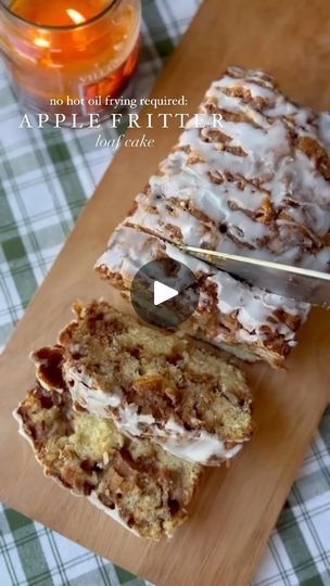 1.9K views · 218 reactions | “Table-tasters” look at this delicious treat we found at #shelikesmilk 🤤. Try this delicious Apple Fritter Loaf Cake recipe. 🍎🎂. 📸: @shelikesmilk | Follow Table Taste (FB) & @tabletastecollection (IG) For More  Apple Fritters Loaf Cake 1/3 cup brown sugar  3 tsp cinnamon  2  1/2 apples, peeled and rough chopped 2/3 cup + 3 tbsp granulated sugar  1/2 cup softened butter  2 eggs  1  1/2 tsp vanilla  1  1/2 cups flour  1 3/4 teaspoons baking powder  1 tsp salt  1/2 cup + 3 tbsp milk  1 cup powdered sugar   1. Preheat oven to 350 degrees F. Prep your 9x5” loaf pan with a non-stick spray or line with parchment paper. 2. Mix 1/3 cup brown sugar and 2 tsp cinnamon in a small bowl, set aside. Toss cubed apples with 2 tbsp granulated sugar and remaining 1 tsp of cin Shelikesmilk Apple Fritter Loaf Cake, Easy Loaf Cake Recipes, Apple Fritter Cake, Apple Loaf, Coffee Cake Recipes Easy, Streusel Cake, Apple Streusel, Ibs Recipes, Loaf Cake Recipes