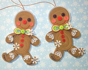 Quilling Paper Art, Quilled Christmas, Christmas Quilling, Gingerbread Gifts, Quilled Flowers, Paper Quilling For Beginners, Christmas Gingerbread Man, Paper Quilling Cards, Tree Toy