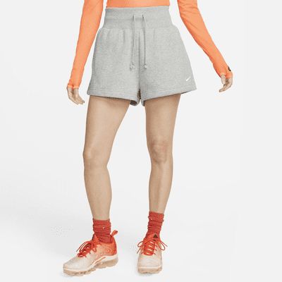 Nike Sportswear Phoenix Fleece, Womens High Waisted Shorts, Nike Swoosh Logo, Fall Shorts, Loungewear Luxury, Big Clothes, Shorts Nike, Fleece Shorts, Women Lifestyle