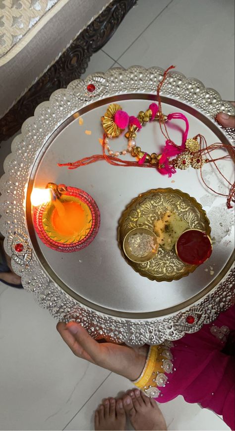 Rakhi Thali Snap, Rakhi Snap, Mandir Snap, Rakhi Decoration, Samsung Gadgets, Mandir Decoration, Mixing Paint Colors, Breakup Playlist, Emoji Wallpaper Iphone