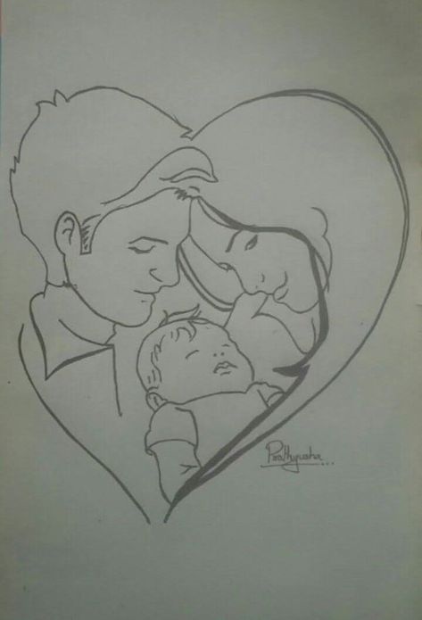 Caring Pictures, Sketch Meaningful, Drawing Images Easy, Love Drawing Images, Tatuaje Hello Kitty, Meaningful Drawing Ideas, Meaningful Drawing, Dad Drawing, Cute Small Drawings