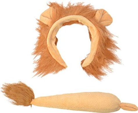 Child Fancy Dress Lion Set (Ears and Tail) Lion Toddler Costume, Lion Costume Diy, Lion Ears, King Costume, Lion Costume, Ears And Tail, Fancy Dress Up, Animal Costumes, Cute Lion