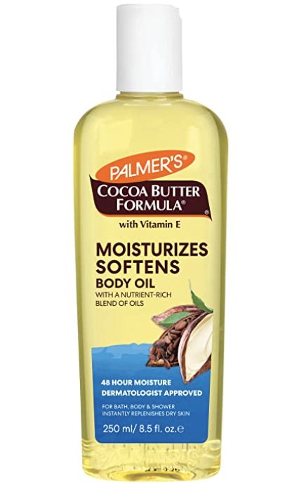 Babyyyyyy! I wont lie to you. This body oil smell so good. Instant absorption and radiant looking skin This fast absorbing, antioxidant rich formula contains Soybean, Sesame and Safflower and provides long lasting 48 hour moisture for dry skin. Add this lightly scented skin oil to your bath or apply it after your shower! Palmer's Cocoa Butter, Coconut Oil Body, Pure Cocoa Butter, Moisturizing Body Oil, Palmers Cocoa Butter, Cocoa Butter Formula, Oil For Dry Skin, Essential Oil Mixes, Butter Oil