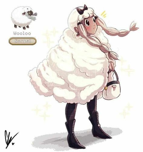 Woolori The Wooloo Wooloo Gijinka, Pokémon Ruby And Sapphire, Mar Vell, Cosplay Pokemon, Pokemon Human, Osteogenesis Imperfecta, Pokemon Human Form, Gijinka Pokemon, Pokémon Ruby