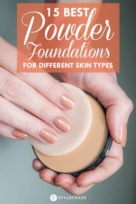 15 Best Powder Foundations For Different Skin Types Best Powder Foundation, Different Skin Types, Best Powder, Natural Hair Mask, Get Rid Of Blackheads, Best Foundation, Powder Makeup, Mouthwash, Powder Foundation