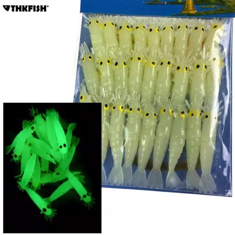 Glow Shrimps Soft Lure Baits 27 Pcs, 1.7in Grub Worms Small Freshwater Lighting Glow in Dark Shrimps Soft Lures Grub Worms, Fish Lure, Soft Lure, Glow In Dark, Freshwater Fishing, Soft Bait, Carp Fishing, Fishing Bait, Soft Plastic