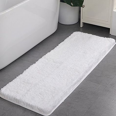 11 Spa Like Bathroom Ideas on a Budget for Creating a Relaxing Space! Spa Inspired Bathroom Decor, Luxury Bathroom Rug, White Bath Rugs, White Bathroom Rug, Bath Runner Rugs, Spa Inspired Bathroom, Bathroom Runner Rug, Bathroom Gallery, Spa Like Bathroom