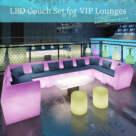 The Ultimate Guide to LED Furniture for VIP Lounges Gym Lounge, Vip Experience, Vip Lounge, Vip Room, Sporting Event, Couch Set, Led Furniture, Modern Led, Space Design