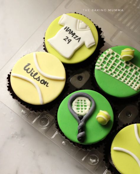 Serving up some ace sweetness! 🎾 These tennis-themed cupcakes are a match made in heaven for Hamza's special day. Custom fondant details for the ultimate sports lover! 💚 #thebakingmumma #tenniscupcakes #homebakerlove #sweetvictory #customcupcakes Tennis Cupcakes, Custom Cupcakes, A Match Made In Heaven, Themed Cupcakes, Match Made In Heaven, Sports Lover, Made In Heaven, Match Making, Special Day