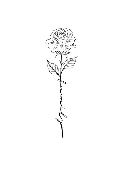 Rose Down Spine Tattoo, Sweet But Physco Tattoo, Rose With Writing Tattoo, Spine Tattoos For Women Rose, Rose Tattoo With Quote, Rose Tattoo Unique, Rose Tattoo With Writing, Rose Spine Tattoos For Women, Tattoos White Background