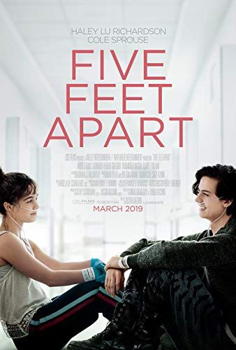 Five Feet Apart Tam Film, Five Feet Apart, Claire Forlani, Justin Baldoni, Haley Lu Richardson, Saving Private Ryan, Ingmar Bergman, رعب نفسي, Movies 2019