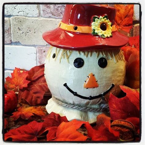 Octobers warmer of the month is adorable! Get your Scarecrow now before its too late! www.aspen.scentsy.us #fall #decor #home #fragrance #scarecrow #autumn #scarecrow #halloween #cute #leaves #hat #scentsy #business #opportunity #shopping #sale Scentsy Join My Team, Autumn Scarecrow, Scarecrow Halloween, Fall Decor Home, Scentsy Fall, Electric Candle, Its Too Late, Scentsy Business, Scentsy Products