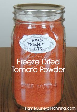 Freeze Dry Tomatoes, Freeze Dried Meals In A Jar, Freeze Dyer, Diy Freeze Dried Meals, Freeze Dryer Recipes, Freez Dryer, Freeze Dried Snacks, Veggie Powder, Freeze Drier