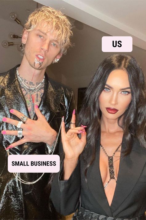 Our clients are our ride or dies! We help them grow their business while also being their biggest cheerleaders! Want to have us join your team? Give us a call today! #smallbusinessmarketing #smallbusinesstips #socialmediamarketing #digitalmarketing #norcalmarketing #socialmanager #branding #socialmediamanager #content #bettermarketingcompany #bettermarketing #meganfox #MGK #twinflame Megan And Mgk, Transformers Actress, Megan Fox And Mgk, Mgk Megan, Mgk And Megan, Megan Fox Style, Sid And Nancy, Colson Baker, Let's Pretend