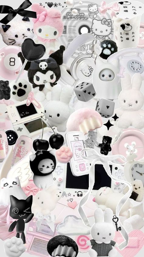 first clutter page ‧₊˚🖇️✩ ₊˚🎧⊹♡ a y2k pink, black + white theme

(background wallpaper sanrio hello kitty kuromi miffy pinkcore soft aesthetic pastel goth kawaii) Pink And Black Aesthetic Coquette, Pink And Black Y2k Aesthetic, White Black Pink Aesthetic, Black And Baby Pink Wallpaper, Pink And Black Y2k Wallpaper, Pink Miffy Wallpaper, Pink Black White Wallpaper, Pink Y2k Aesthetic Wallpaper, Kuromi Phone Wallpaper