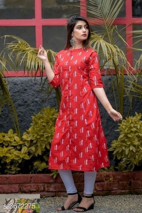 Latest Kurti Patterns Cotton, Ikat Dress Kurti, Rayon Kurtis Design, Stylish Kurtis Design, Rayon Kurti, Rayon Kurtis, New Kurti Designs, Churidar Designs, Special Dress