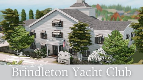 Sims 4 San Francisco, Country Club Sims 4, Sims 4 Golf Cc, Sims 4 Country Club Cc, Sims 4 Brindleton Bay Builds, Sims 4 Country Club, Brindleton Bay Sims 4, Sims 4 Hamptons, Ts4 Lots