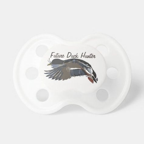 Funny Angling Born To Bass Fish Fishing Fisherman Pacifier | Zazzle.com Mallard Duck Themed Nursery, Duck Hunting Nursery, Duck Baby Shower Theme, Hunting Nursery, Baby Soother, Duck Nursery, Kate Baby, Hunting Baby, Outdoorsman Gifts