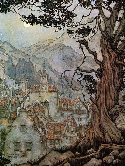 Anton Pieck: zijn werk - Anton Pieck Museum Anton Pieck, Anton, Trees, Art