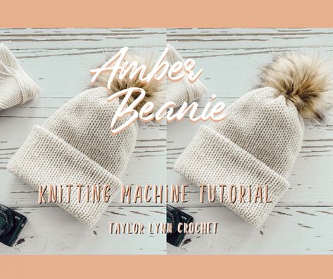 Knitting Machine Tutorials Archives - Taylor Lynn, Addi Machine, Knit Loom, Knitting Machine Tutorial, Addi Knitting Machine, Addi Express, Beanie Knitting, Circular Knitting Machine, Knitting Loom