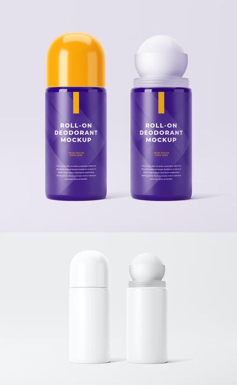 Deodorant Mockup Roll On Deodorant Design, Deodorant Design, Roll On Deodorant, Mockup Free Psd, Roll On, Free Psd, Label Design, Mockup Design, Product Design