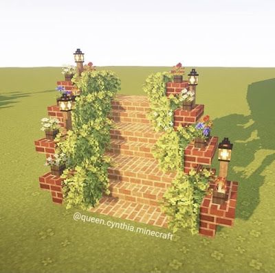 Minecraft Garden Archway, Minecraft Garden Ideas, Garden Minecraft, Minecraft Garden, Garden Archway, Bee Farm, Bee Garden, Minecraft Builds, Minecraft Building