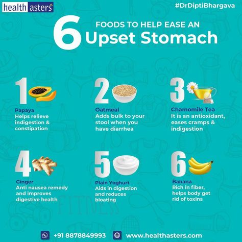 Almost everyone gets an upset stomach from time to time. Common symptoms include nausea, indigestion, vomiting, bloating, diarrhea or constipation. There are many potential reasons for an upset stomach and treatments vary depending on the underlying cause. Thankfully, a variety of foods can settle an upset stomach and help you feel better, faster. Here are the 6 best foods for an upset stomach. #diarrhea #health #endometriosis #constipation #abdominal #medication #weightloss Foods For Upset Stomach, Food For Upset Stomach, Food For Nausea, Upset Stomach Food, Upset Stomach Remedy, Stomach Remedies, Easy Abs, Remedies For Nausea, Reflux Diet