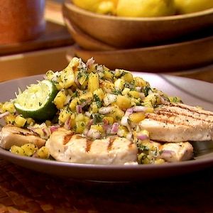 Mako Shark with Grilled Pineapple Salsa The 7 Most Delicious Shark Recipes Food & Drink picture Grilled Pineapple Salsa Recipe, Shark Recipes, Grilled Pineapple Salsa, Cooking Channel Recipes, Pineapple Salsa Recipe, Salsa Ingredients, Mako Shark, Pineapple Salsa, Grilled Pineapple