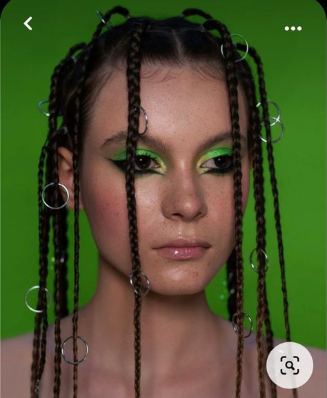 Futuristic Hairstyle, Medium Hairstyles For Thick Hair, Futuristic Hairstyles, Futuristic Hair, Rave Hairstyles, Hairstyles For Thick Hair, Rave Hair, Fest Outfits, Editorial Hair