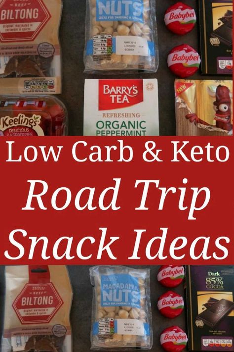 Keto Road Trip Snacks – Best ideas for low carb and Ketogenic Diet friendly food for snacks and meals when you travel or for on the go – including tips to stay healthy while traveling. Healthy Road Trip Snacks, Road Snacks, Car Snacks, Tips To Stay Healthy, Trip Snacks, Road Trip Food, Road Trip Snacks, Travel Snacks, Low Carb Snacks